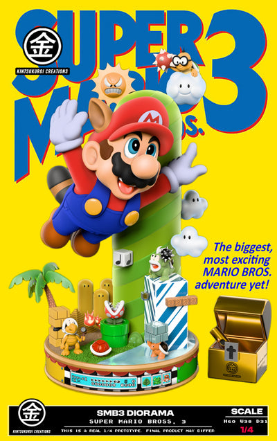 Super Mario Bros 3 1/4 Scale Statue by Kintsukuroi Creations