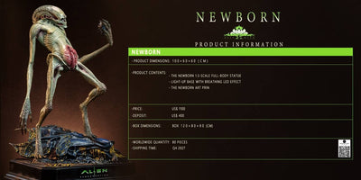 Newborn Alien 1/3 Scale Statue by DeepMyth