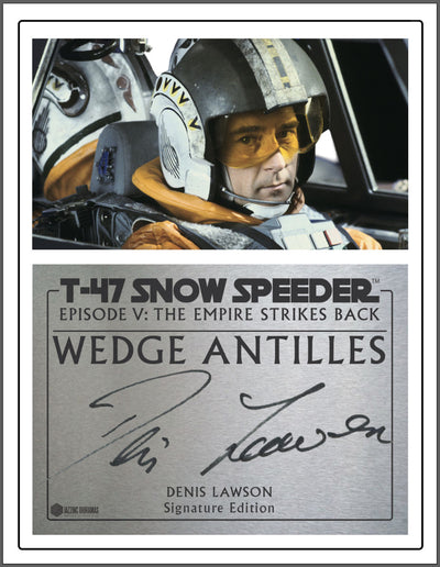 The Empire Strikes Back - Wedge Antilles Snowspeeder (Dennis Lawson Signature Edition) Statue