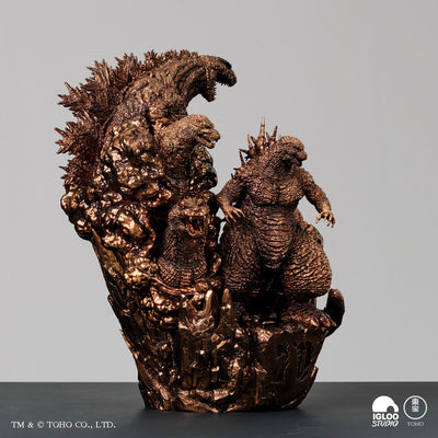 Godzilla Five Legacies (Bronze) Statue