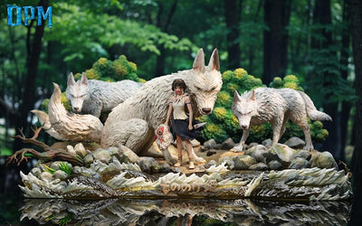 Princess Mononoke - Wolf Girl Statue