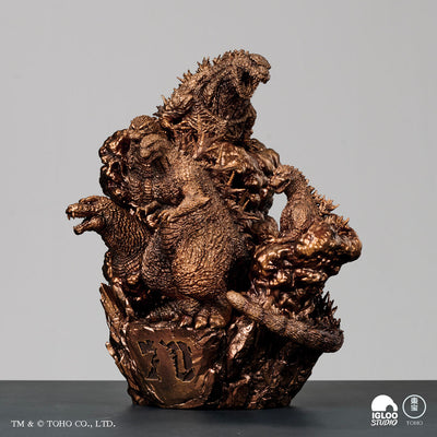 Godzilla Five Legacies (Bronze) Statue