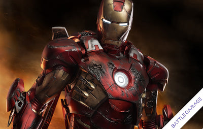 Iron Man Mark 3 (Battle Damaged) 1/2 Scale Statue