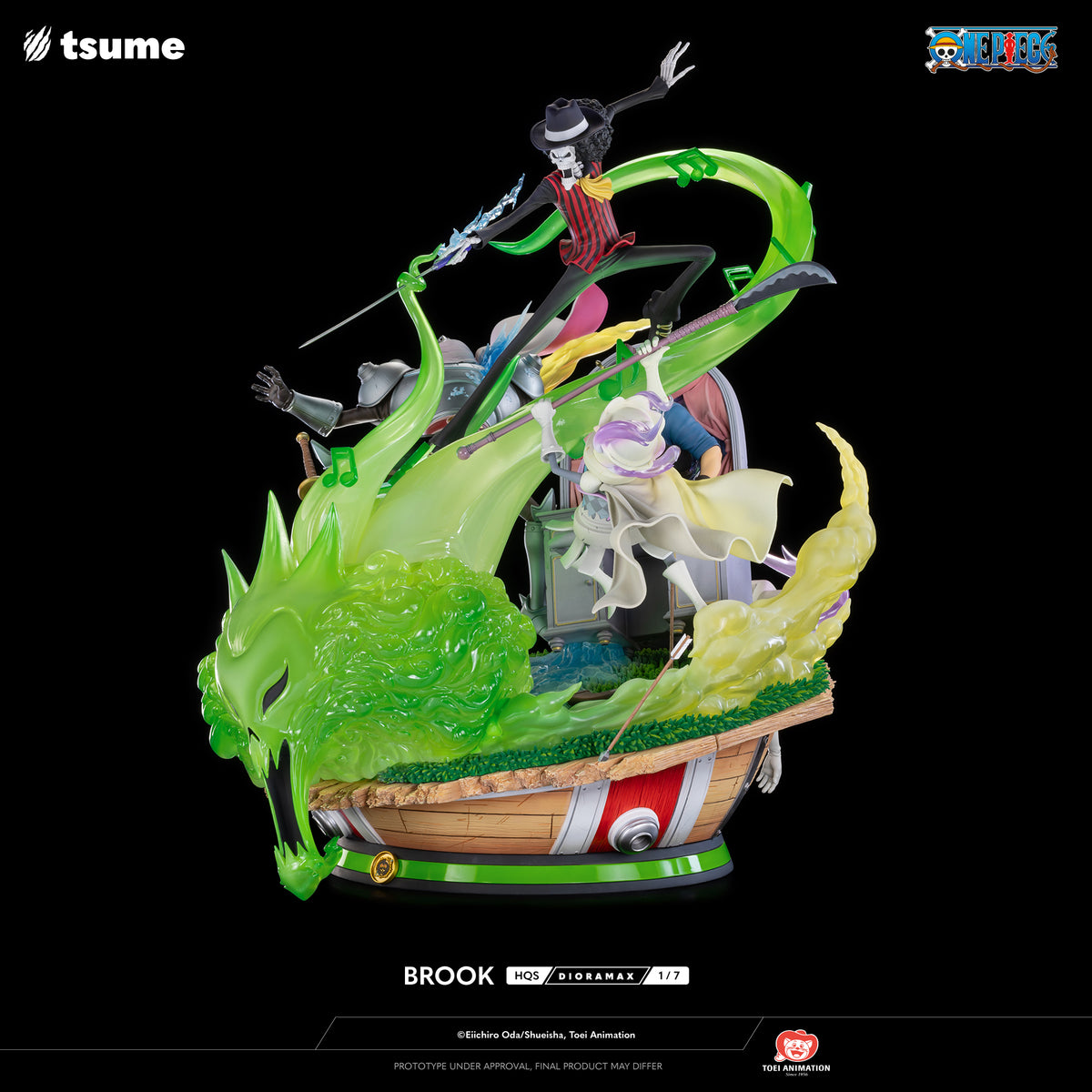 Brook Scale One Piece - Brook HQS Dioramax 1/7 Scale Statue - Spec Fiction Shop