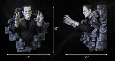 Frankenstein (Classic Horror Ed.) Life-Size Wall Sculpture