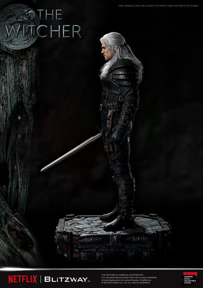 The Witcher - Geralt of Rivia (Henry Cavill) 1/4 Scale Statue