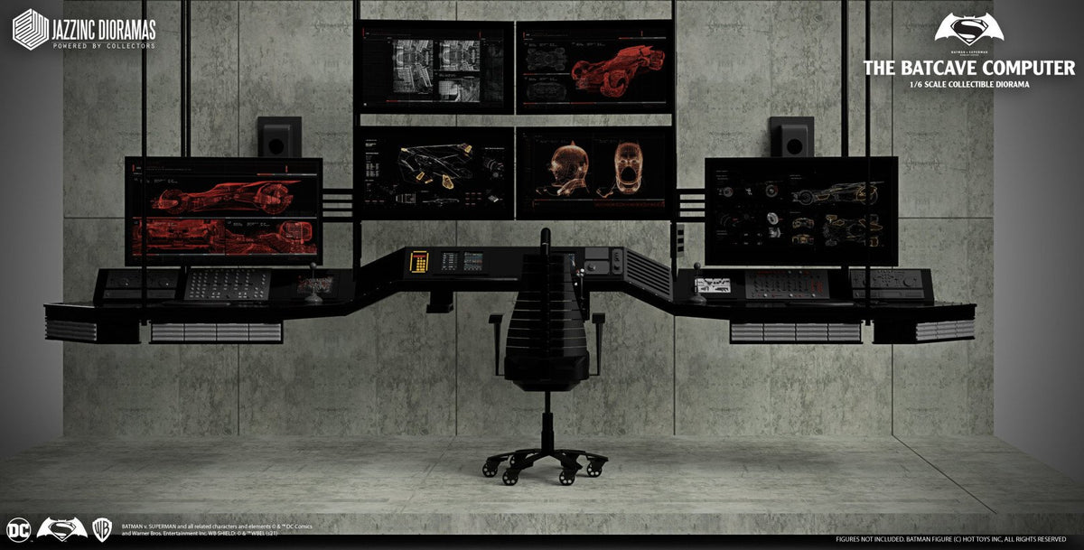 Batman Computer Center Batman v. Superman (2016) - Computer Lab (Ultimate DX) 1/6 Scale Colle ...