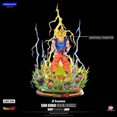 Dragon Ball Z - Son Goku Super Saiyan HQS Dioramax (Standard) 1/4 Scale Statue