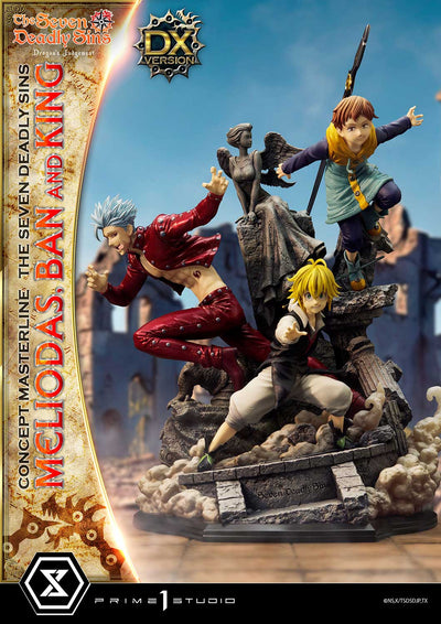 Seven Deadly Sins - Meliodas, Ban and King (DX Bonus) 1/6 Scale Statue
