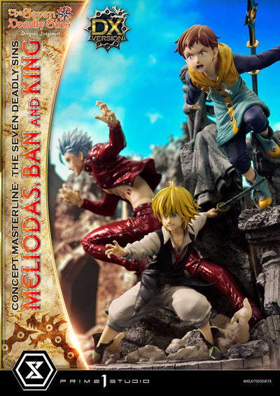 Seven Deadly Sins - Meliodas, Ban and King (DX Bonus) 1/6 Scale Statue