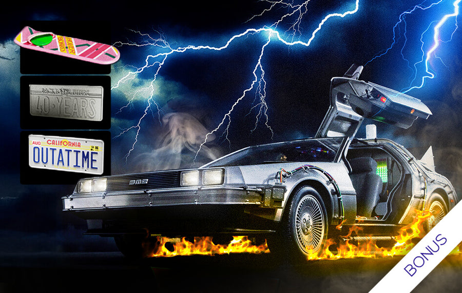 Back to the Future 2 - Time Machine (Bonus Version) 1/6 Scale Model Vehicle