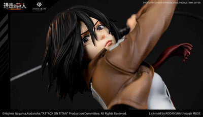 Attack on Titan - Mikasa Ackerman 1/6 Scale Statue by Zodiakos Studio
