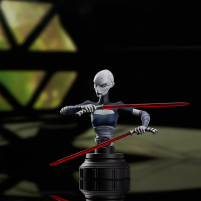 Star Wars: The Clone Wars - Asajj Ventress 1/7 Scale Animated Mini Bust