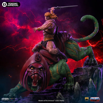 Masters of the Universe - He-Man and Battle Cat Deluxe Art Scale 1/10