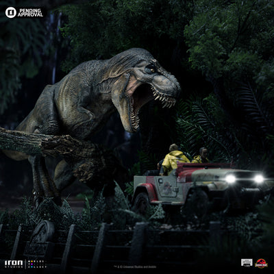 Jurassic Park - T-Rex Chase Demi Art Scale 1/20