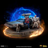 Back to the Future - DeLorean Set DELUXE Version Art Scale 1/10
