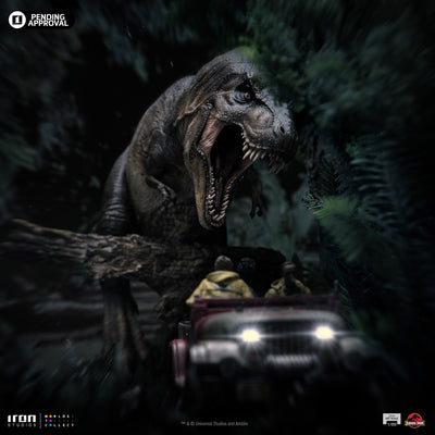 Jurassic Park - T-Rex Chase Demi Art Scale 1/20