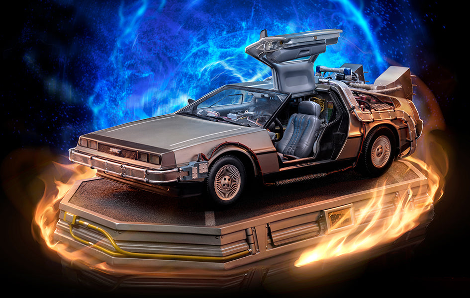 Back to the Future - DeLorean Set Regular Version Art Scale