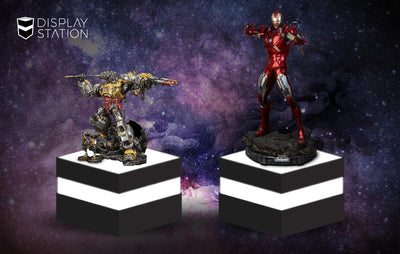 Black Light-Up Pedestal by DisplayStation
