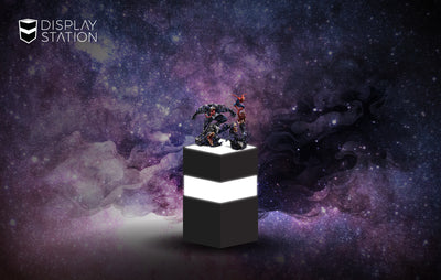 Black Light-Up Pedestal by DisplayStation