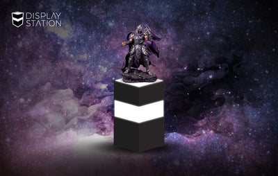 Black Light-Up Pedestal by DisplayStation