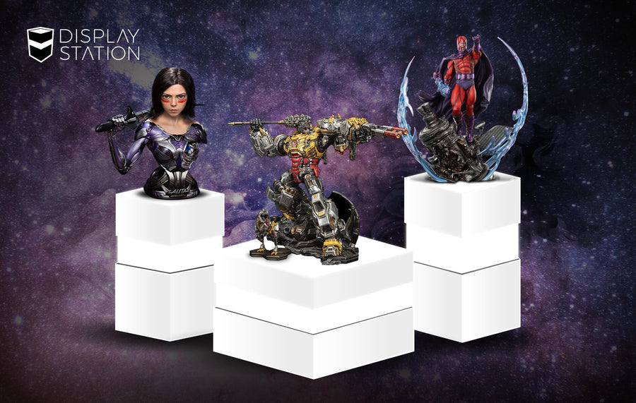 White Light-Up Pedestal By DisplayStation