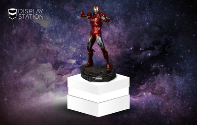 White Light-Up Pedestal By DisplayStation
