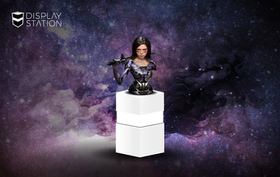White Light-Up Pedestal By DisplayStation