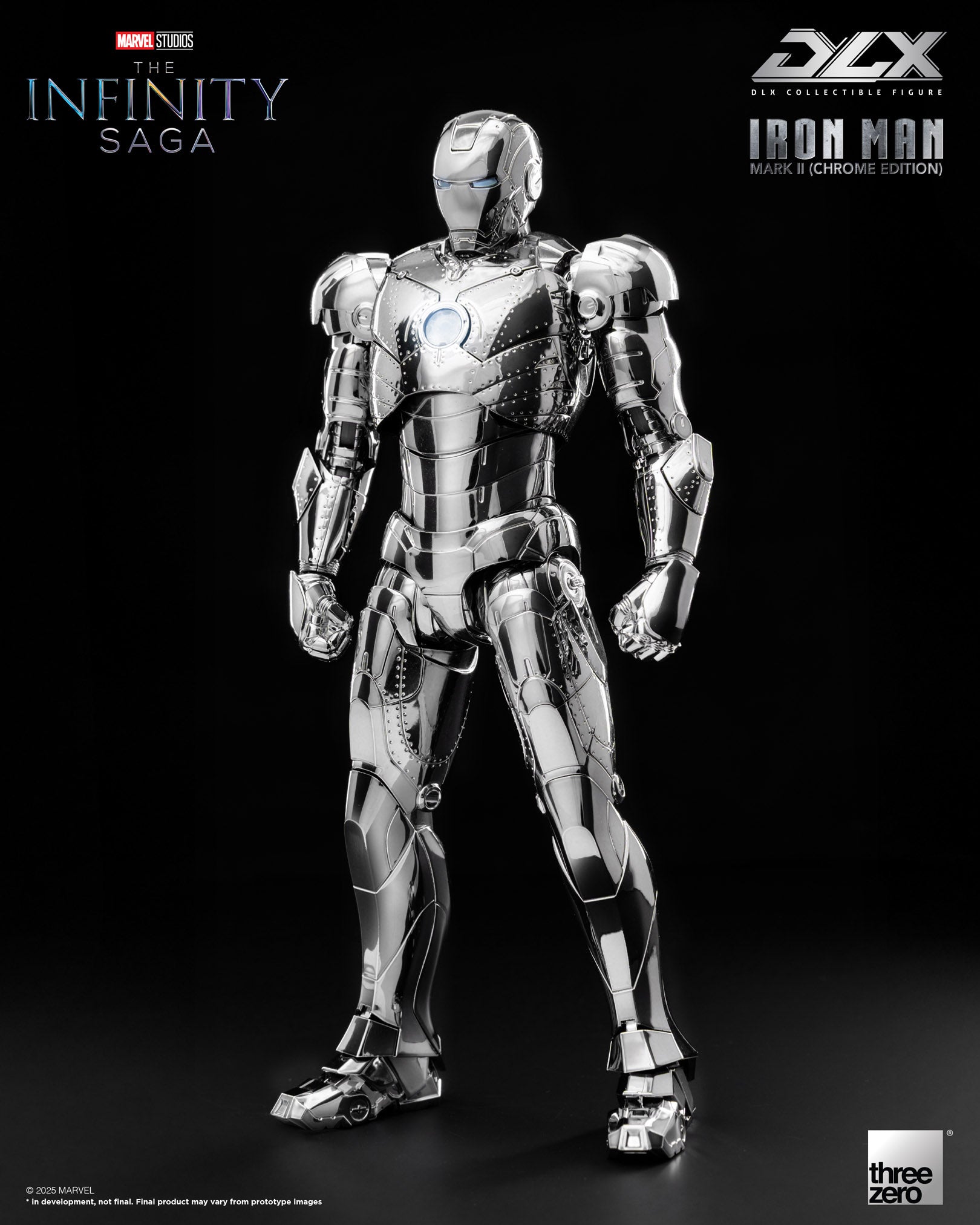 The Infinity Saga - Iron Man Mark 2 DLX (Chrome Edition) Figure