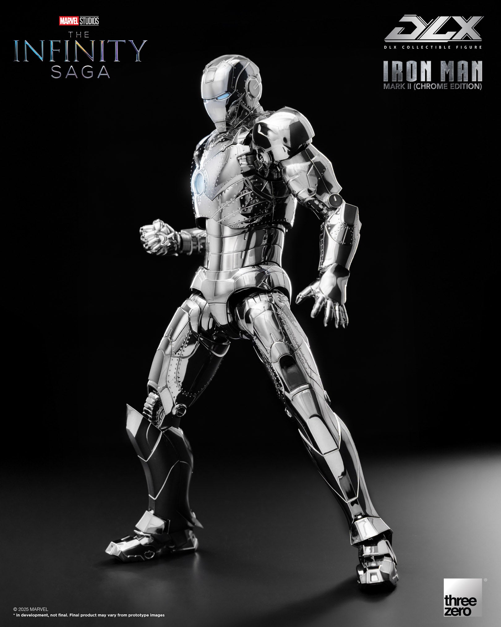 The Infinity Saga - Iron Man Mark 2 DLX (Chrome Edition) Figure