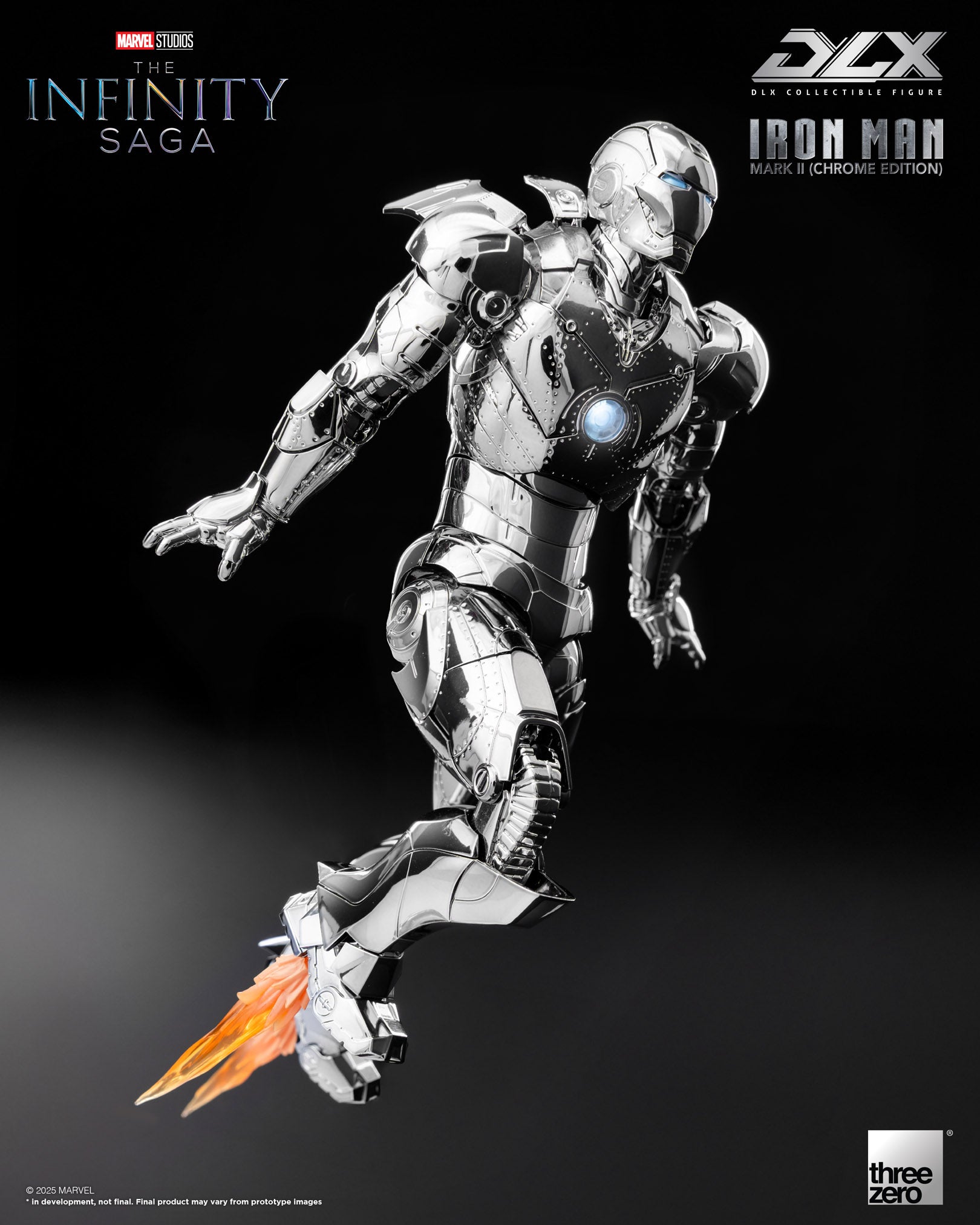 The Infinity Saga - Iron Man Mark 2 DLX (Chrome Edition) Figure