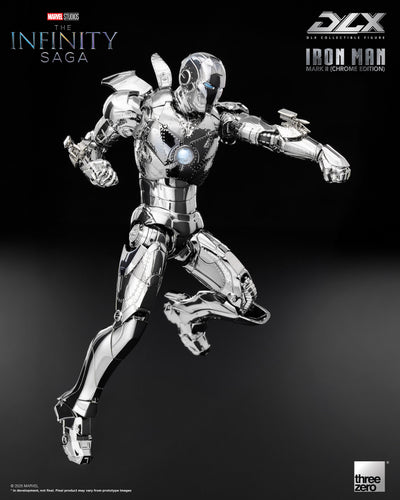 The Infinity Saga - Iron Man Mark 2 DLX (Chrome Edition) Figure