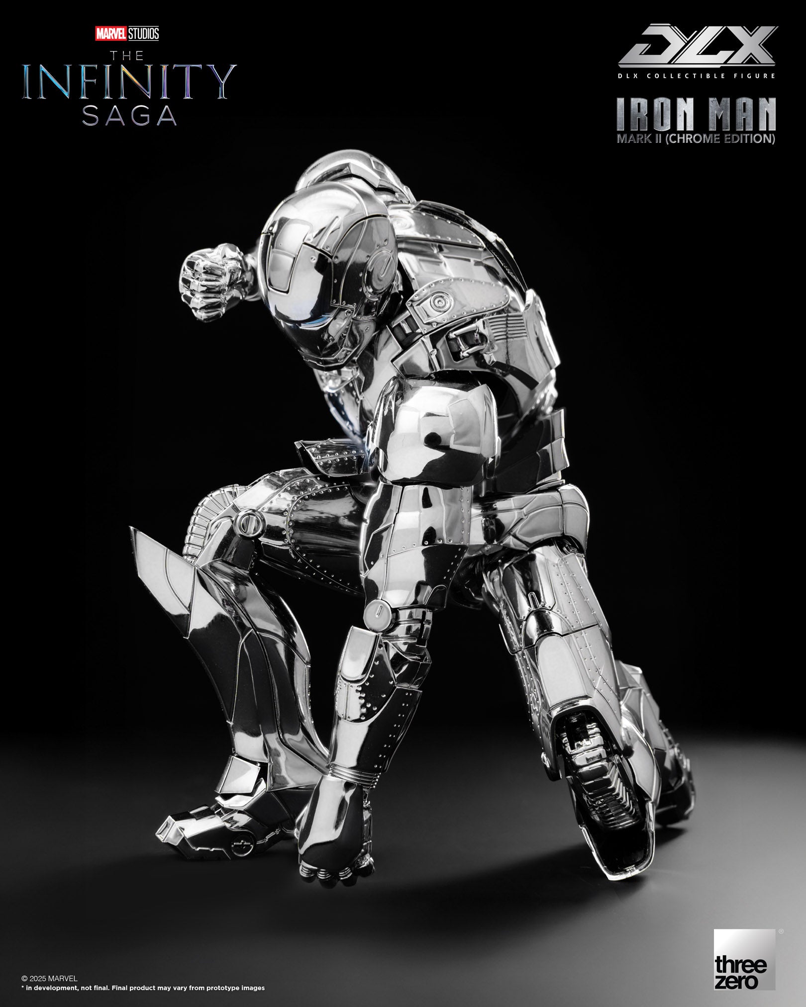 The Infinity Saga - Iron Man Mark 2 DLX (Chrome Edition) Figure