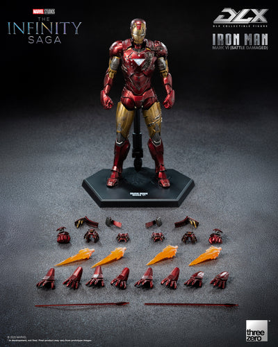 The Infinity Saga - Iron Man Mark 6 DLX (Battle Damaged) Figure
