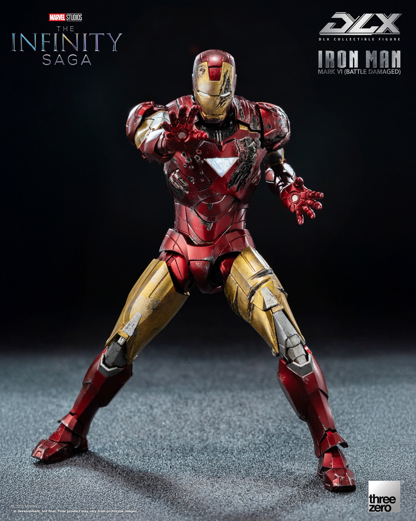 The Infinity Saga - Iron Man Mark 6 DLX (Battle Damaged) Figure