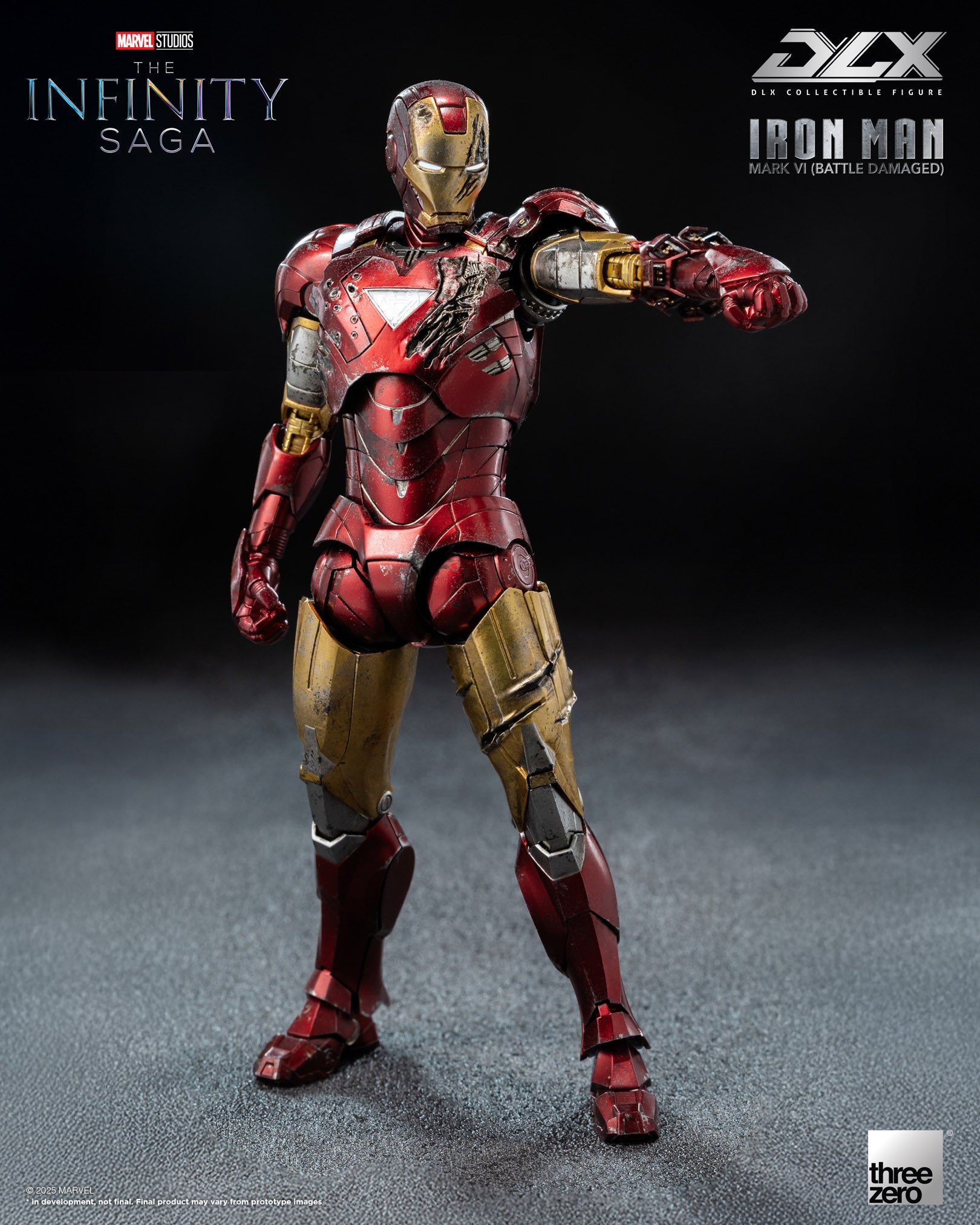 The Infinity Saga - Iron Man Mark 6 DLX (Battle Damaged) Figure