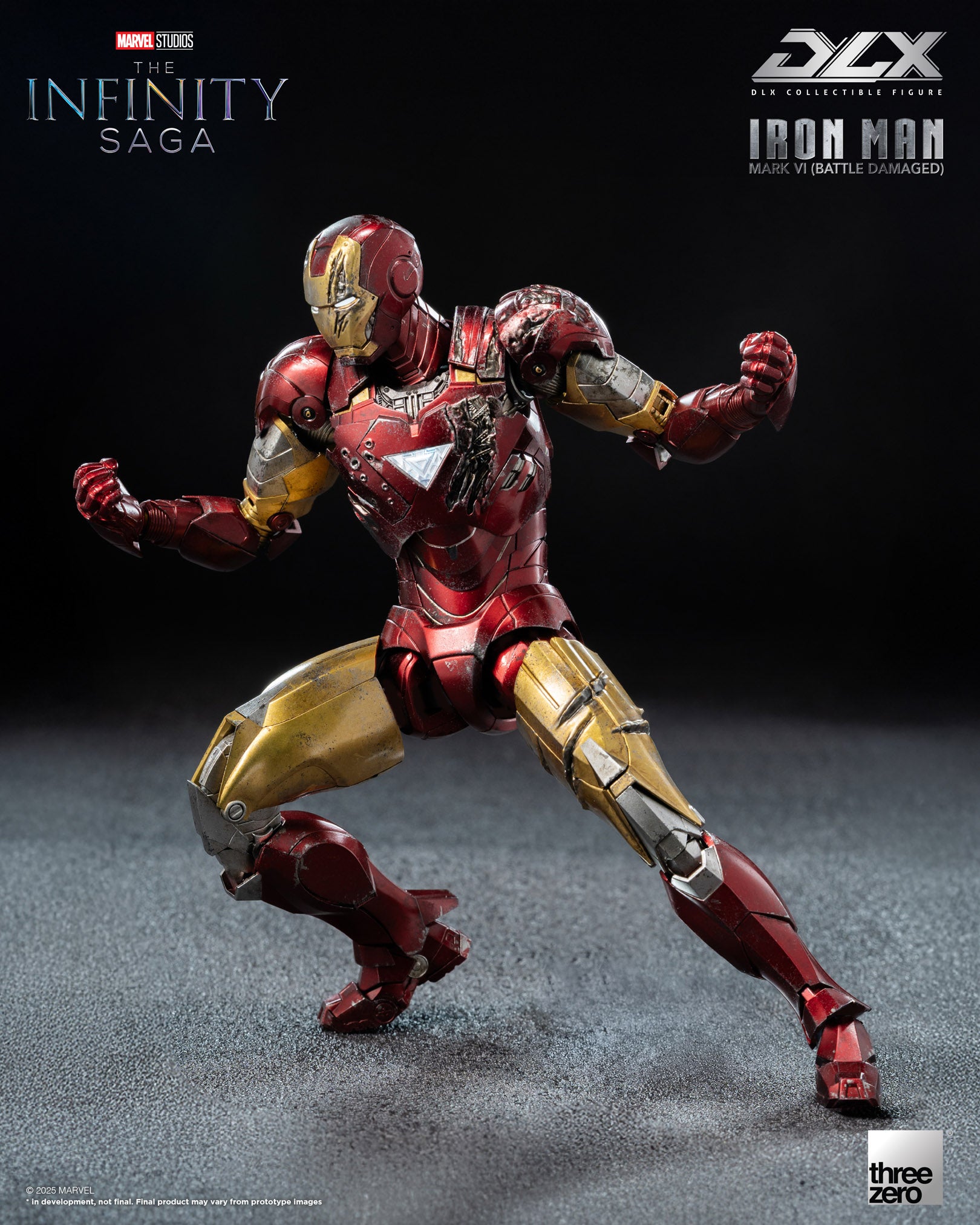 The Infinity Saga - Iron Man Mark 6 DLX (Battle Damaged) Figure