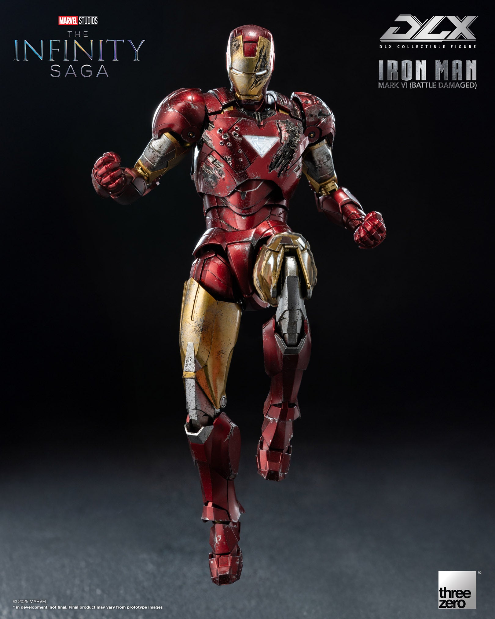 The Infinity Saga - Iron Man Mark 6 DLX (Battle Damaged) Figure