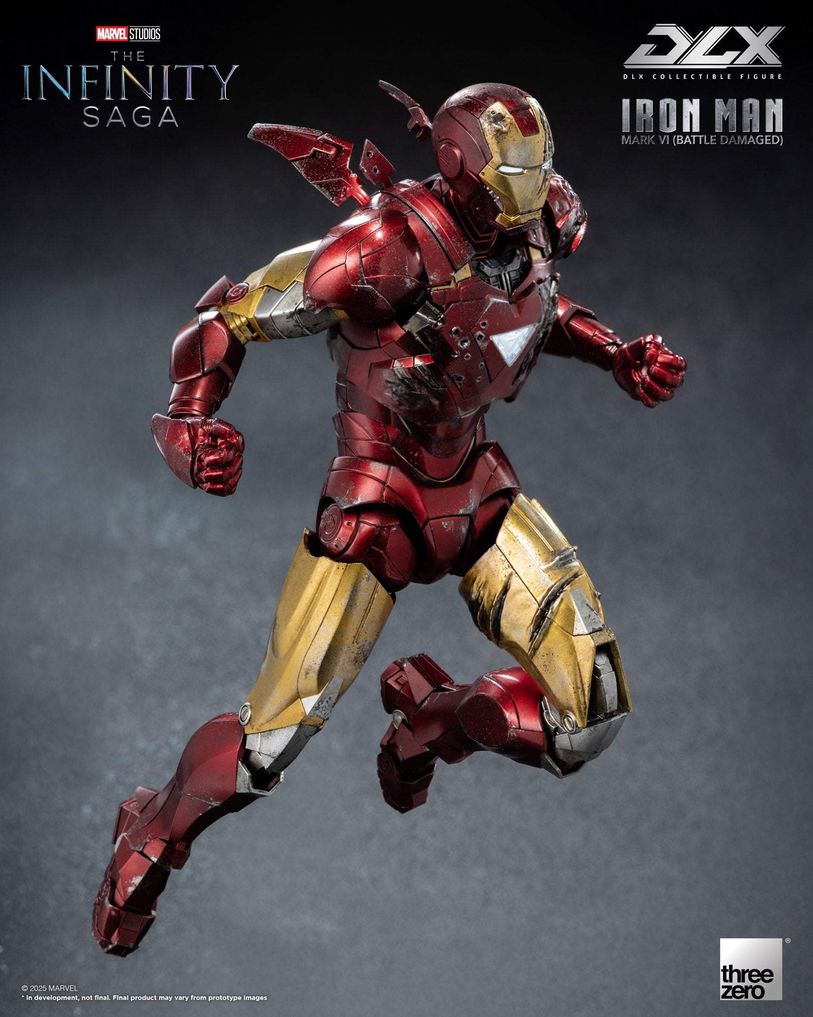 The Infinity Saga - Iron Man Mark 6 DLX (Battle Damaged) Figure