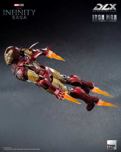 The Infinity Saga - Iron Man Mark 6 DLX (Battle Damaged) Figure