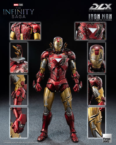 The Infinity Saga - Iron Man Mark 6 DLX (Battle Damaged) Figure
