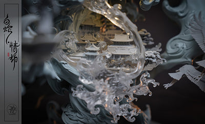 White Snake: Loves Tribulation (Grey Mold) Bust
