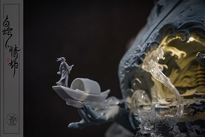 White Snake: Loves Tribulation (Grey Mold) Bust