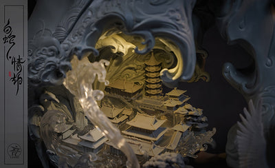 White Snake: Loves Tribulation (Grey Mold) Bust