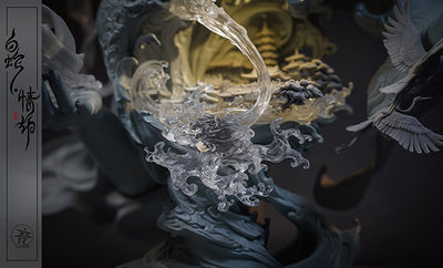 White Snake: Loves Tribulation (Grey Mold) Bust