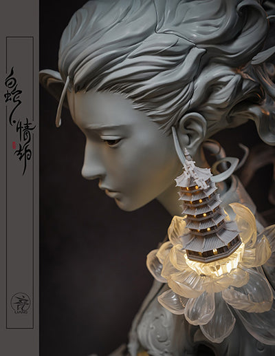 White Snake: Loves Tribulation (Grey Mold) Bust