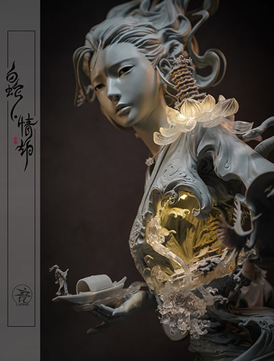 White Snake: Loves Tribulation (Grey Mold) Bust
