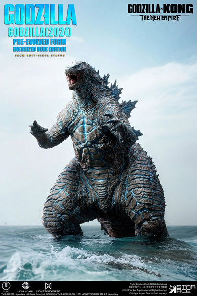 Godzilla x Kong: The New Empire - Godzilla Pre-Evolved Form (Energized Blue Ed.) Statue