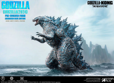 Godzilla x Kong: The New Empire - Godzilla Pre-Evolved Form (Energized Blue Ed.) Statue