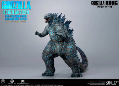 Godzilla x Kong: The New Empire - Godzilla Pre-Evolved Form (Energized Blue Ed.) Statue